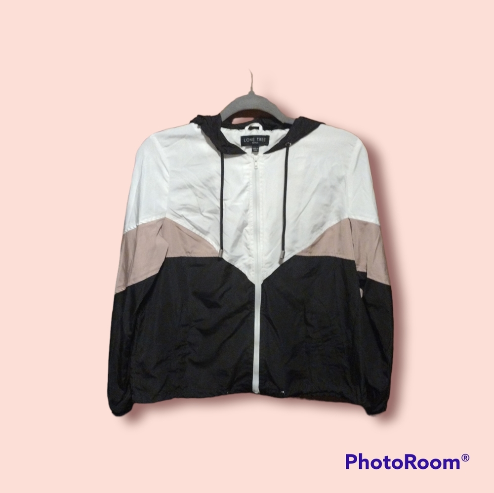 Women's Small Zip up Windbreaker